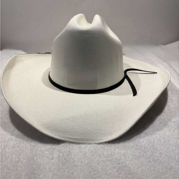 Smithbilt Hats Unisex White Cowboy Hat Size L/XL Cattleman Style - Picture 1 of 15